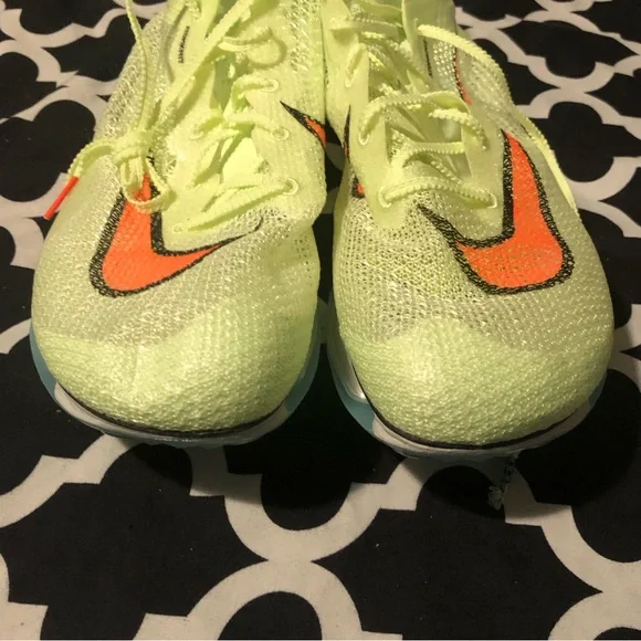 NIKE ZOOM SUPERFLY ELITE 2 Sprinting Spikes CD4382-700 “Barley Volt” Sz 14 Lime